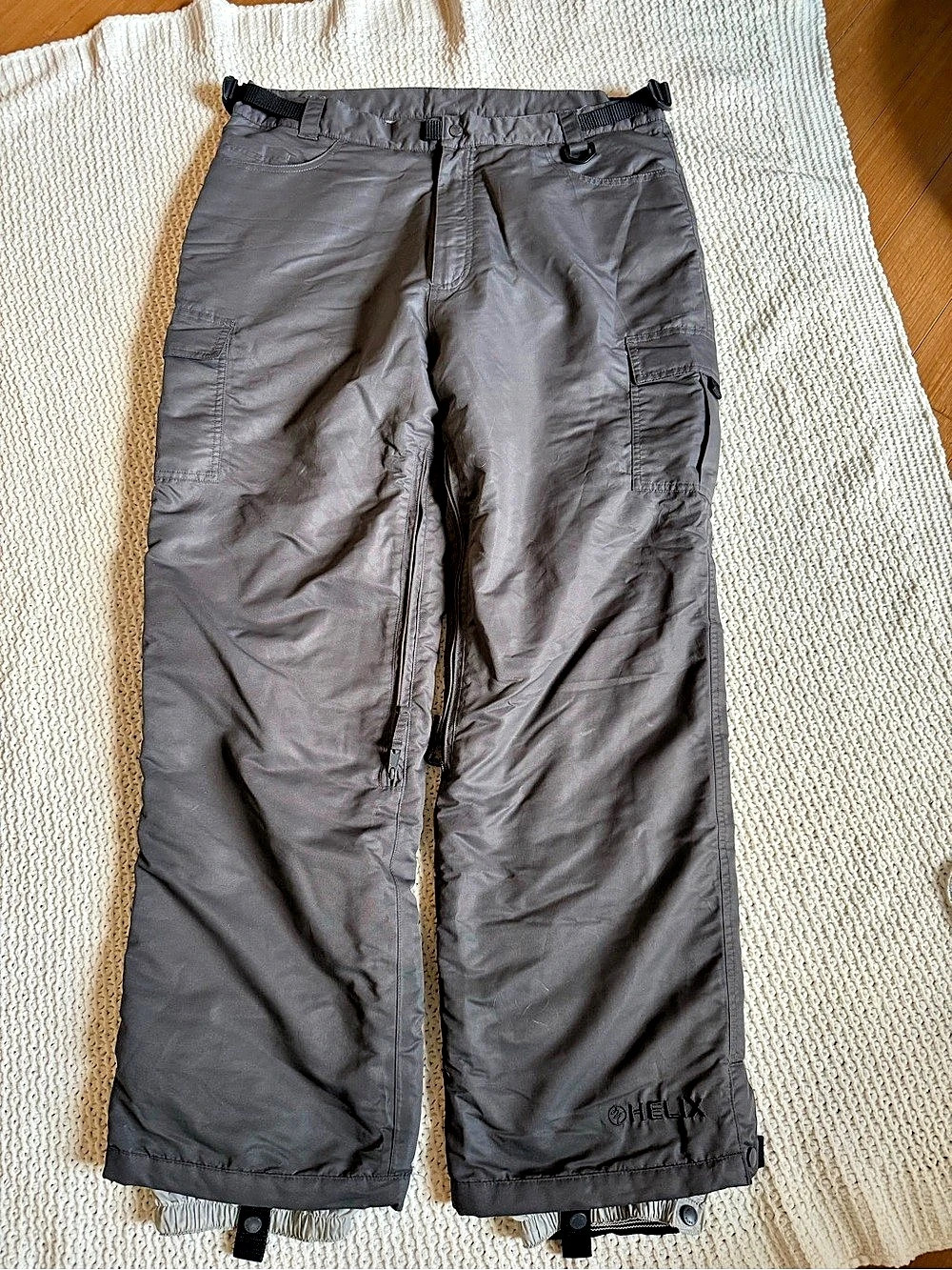 Helix Men's Snowboard Ski Pants Gray XL